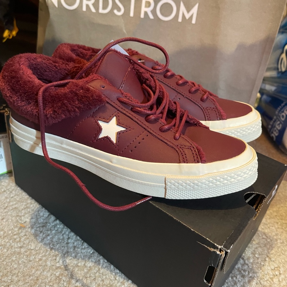 Converse leather sneakers